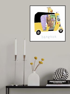 Jungle Animals Take a Ride in a Bangkok Tuk Tuk by Carla Daly