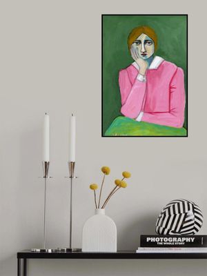 Vintage Lady in pink