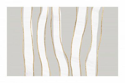 Gold And White Golden Waves