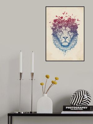 Floral lion