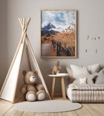 The trail to the rock