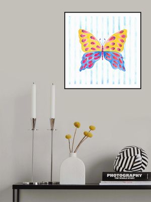 Yellow and Blue Butterfly