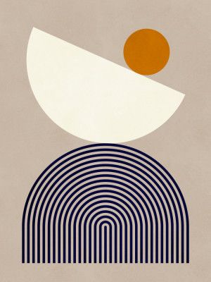 Lines and semicircles 1