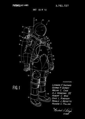 Space Suit Patent 1973