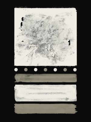 Midnight Cream Delight Abstraction