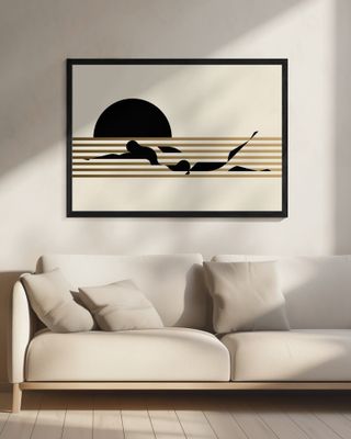 Swimmer Horizontal / Ivoire