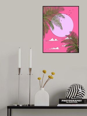 Pink Tropical Landscape