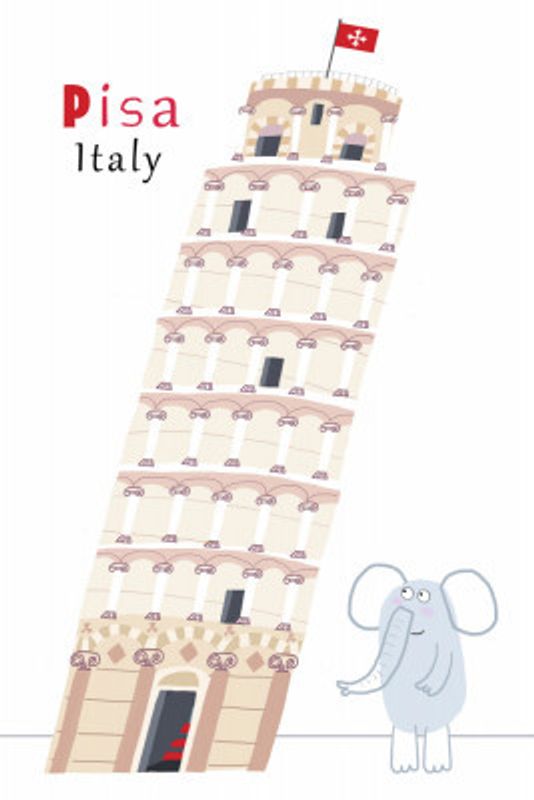 "LANDMARK25" Leaning Tower of Pisa, Italy