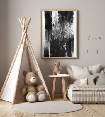 Monochrome Brushstrokes