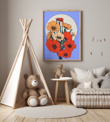 Flowers Under The Moon