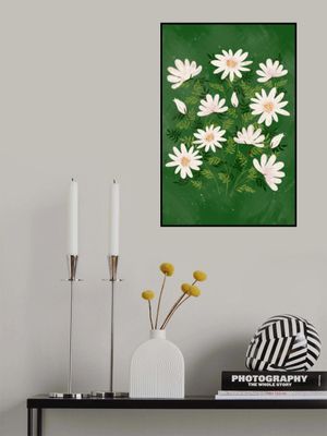 Ladybug flowers green