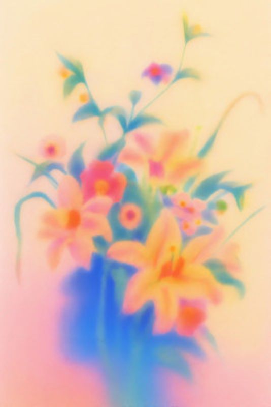 Blushing Lilies In Fade