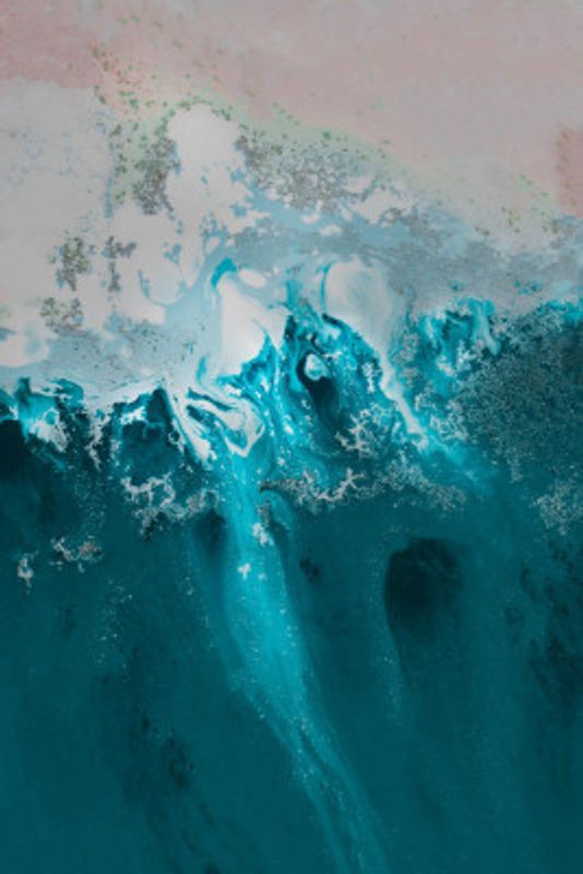 Water Vibrant Aqua  Drop Off Trickle