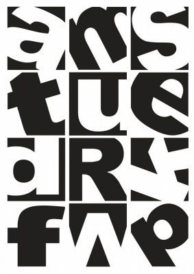 Bold Typographic Maze
