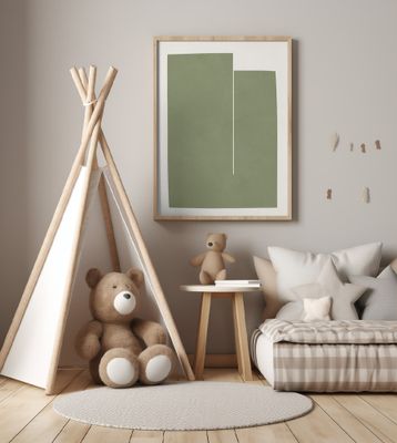 Green Geometric Shapes