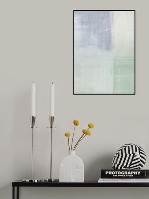 Pastel Painted Wall Grey Green