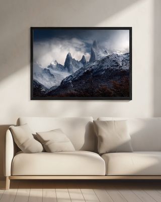 Fitz Roy covered in clouds