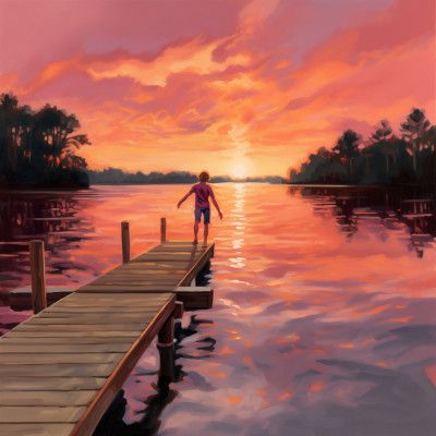 A Beautiful Morning By the Lake