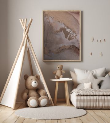 Earthy Tones and Fluid Textures