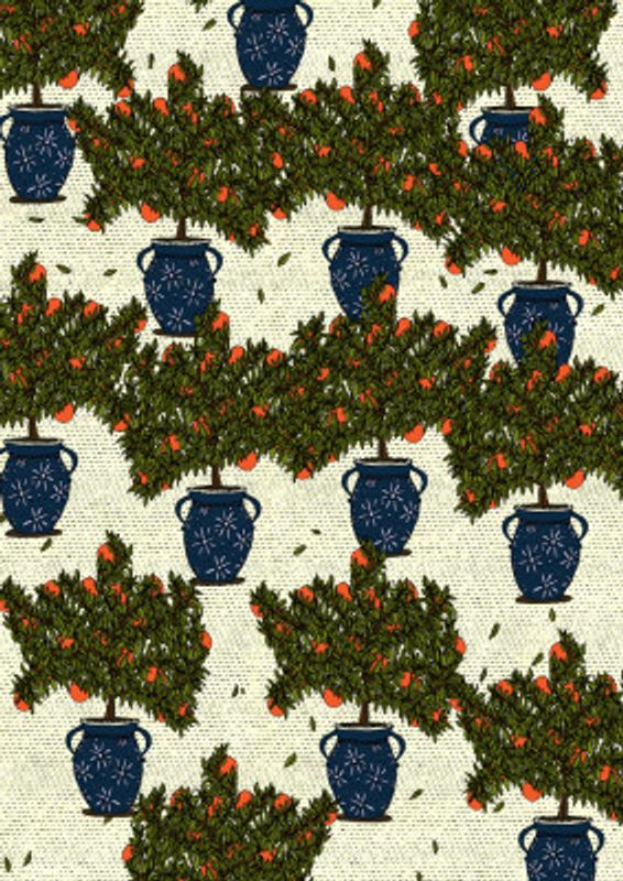 Orange Tree Pattern
