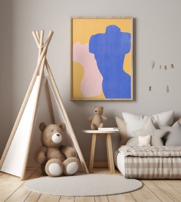 Colorful Torso Silhouettes