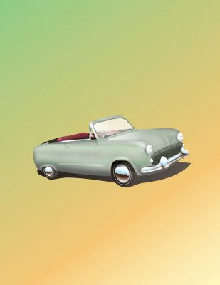 Vintage Convertible Car