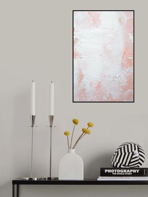 Minimalist Design With Peach And White Tones