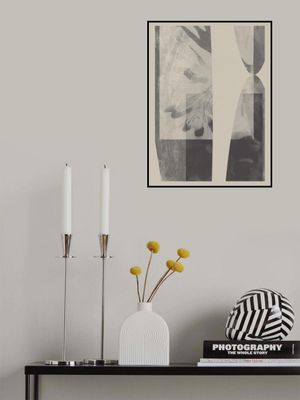 Neutral Organic Shapes in taupe and white