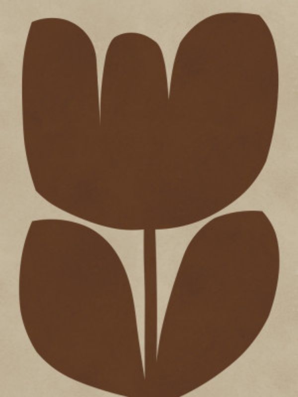 Bold Tulip Silhouette