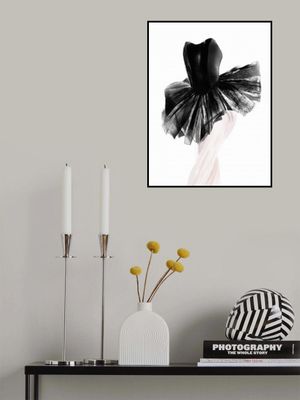 Ballerina Black Tutu Poster