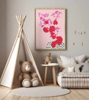 Plant based happyness lady's-mantle still life