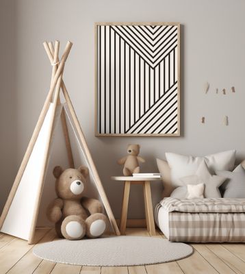 Abstract Line Art Urban