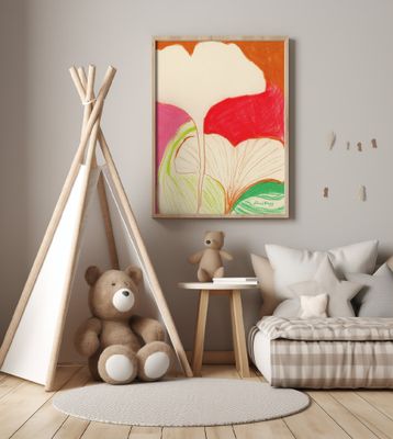 Ginkgo Leaves In Color I