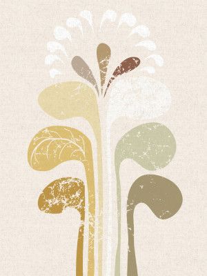 Abstract Paper Cut Composition Butter Yellow 5