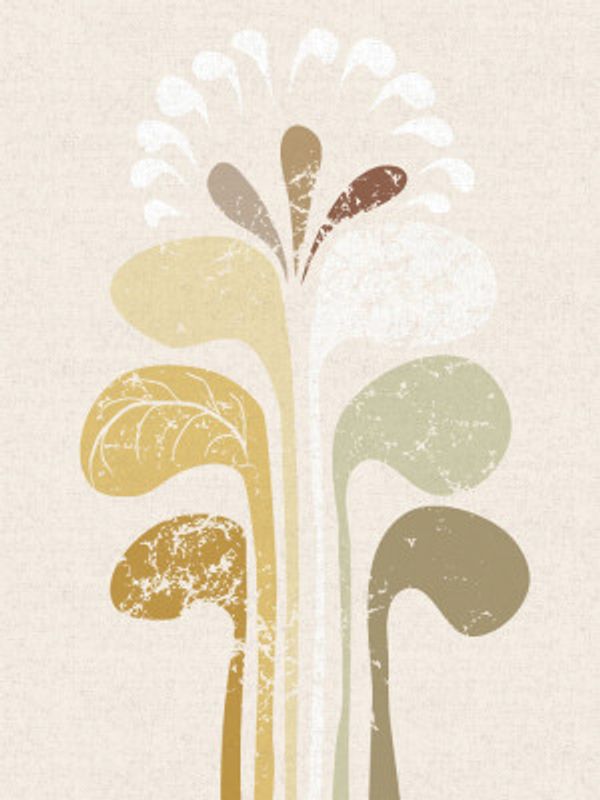 Abstract Paper Cut Composition Butter Yellow 5