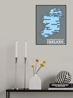 Vintage Ireland Map