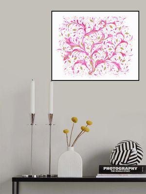 Pink Florentine Pattern