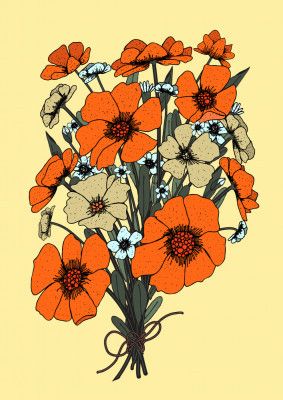 Vintage Bouquet Flowers