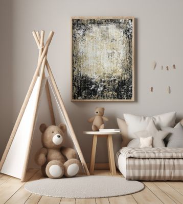 Black and White Textured