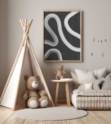 Curved Monochrome Paths