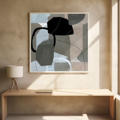 Neutral Shapes Abstract No 5