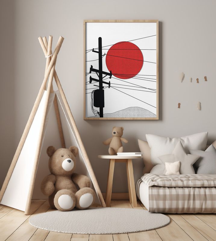 Japanese Telegraph Pole