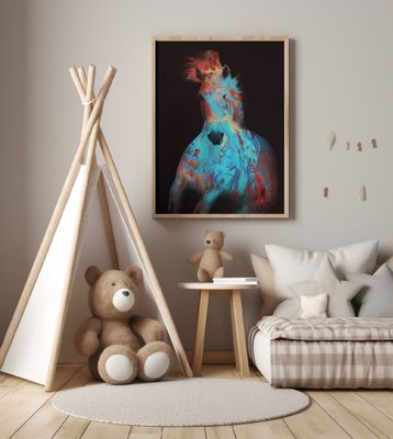 Running Bashful Horse