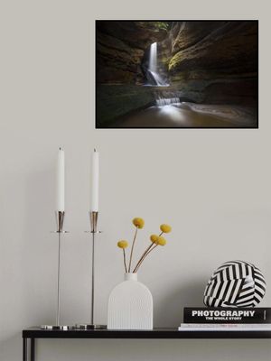 Waterfalls hidden in a canyon