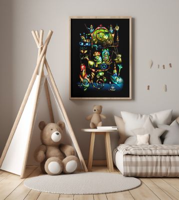 A mushroom cabbie, at sea - No. 3