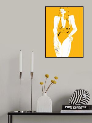 Girl in Bathing Suit Yellow