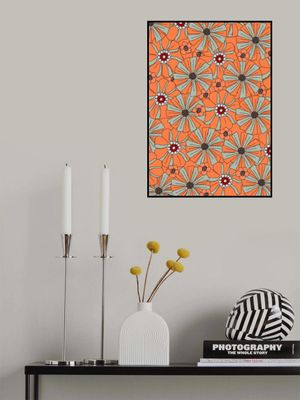 1970s Floral Wallpaper