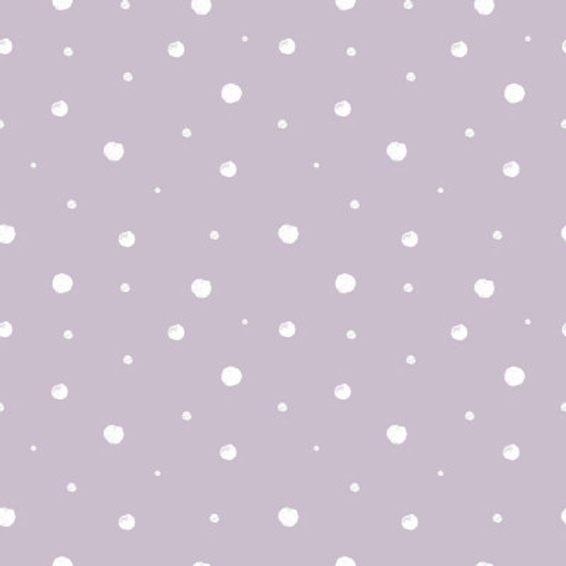 Spring Pastel Dots Pattern Purple