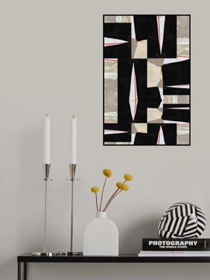 Abstract Black Jigsaw 2