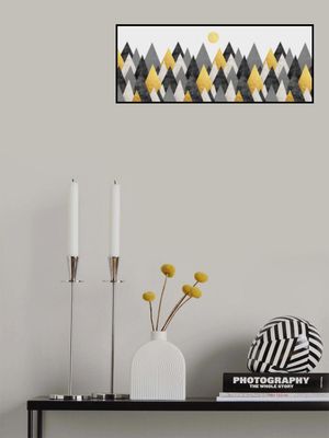 Geometric Mountain Landscape